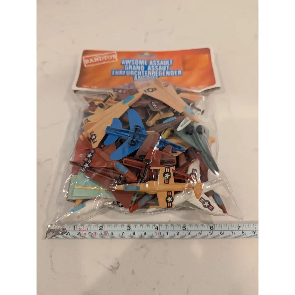 Vintage Awesome Assault Grand Assault Jet Fighters RANDTOY Air Force NIB